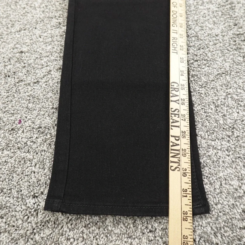 NEW True Religion Jeans Mens 36X32 Black Denim Pants Geno Relaxed Slim Straight‎